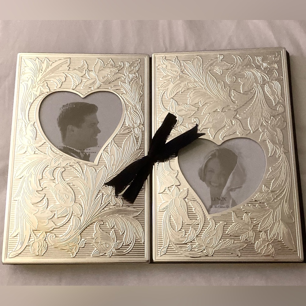 Lenox Silver-Plated “Wedding Promises” Double Photo Album - (4x6)